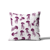 Octavian Jellyfish Square Indoor/Outdoor Throw Pillow