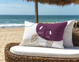 Penny Two Hands Lumbar Indoor/Outdoor Throw Pillow
