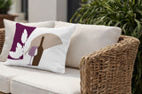 Potter Wine Glass Lumbar Indoor/Outdoor Throw Pillow
