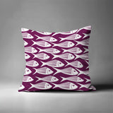 Queeston Fish Square Indoor/Outdoor Throw Pillow