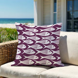 Queeston Fish Square Indoor/Outdoor Throw Pillow