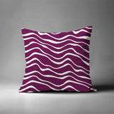 Richardson Ocean Waves Square Indoor/Outdoor Throw Pillow