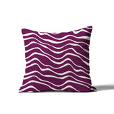 Richardson Ocean Waves Square Indoor/Outdoor Throw Pillow