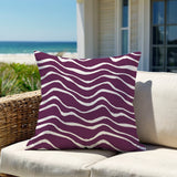 Richardson Ocean Waves Lumbar Indoor/Outdoor Throw Pillow