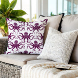 Shirley Octopus Square Indoor/Outdoor Throw Pillow