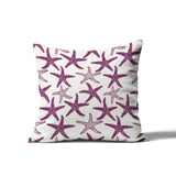 Theba Star Fish Square Indoor/Outdoor Throw Pillow