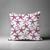Theba Star Fish Square Indoor/Outdoor Throw Pillow