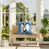 Rabbit Indoor/Outdoor Reversible Square Pillow