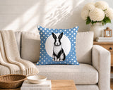 Rabbit Indoor/Outdoor Reversible Square Pillow