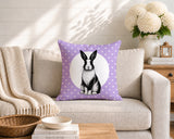 Rabbit Indoor/Outdoor Reversible Square Pillow