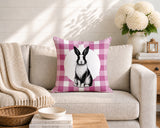 Rabbit Indoor/Outdoor Reversible Square Pillow