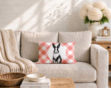 Rabbit Indoor/Outdoor Reversible Rectangular Pillow