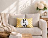 Rabbit Indoor/Outdoor Reversible Rectangular Pillow