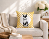 Rabbit Indoor/Outdoor Reversible Square Pillow