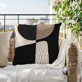 Rafi Abstract Reversible Indoor/Outdoor Square Pillow