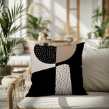 Rafi Abstract Reversible Indoor/Outdoor Square Pillow