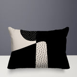 Rafi Abstract Reversible Indoor/Outdoor Rectangular Pillow