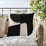 Rafi Abstract Reversible Indoor/Outdoor Square Pillow