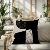 Rafi Abstract Reversible Indoor/Outdoor Square Pillow