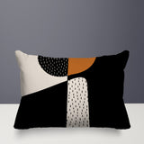 Rafi Abstract Reversible Indoor/Outdoor Rectangular Pillow
