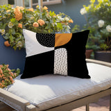Rafi Abstract Reversible Indoor/Outdoor Rectangular Pillow