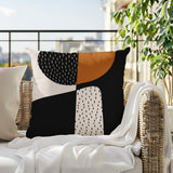 Rafi Abstract Reversible Indoor/Outdoor Square Pillow