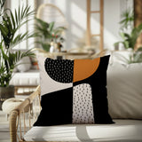 Rafi Abstract Reversible Indoor/Outdoor Square Pillow