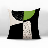 Rafi Abstract Reversible Indoor/Outdoor Square Pillow