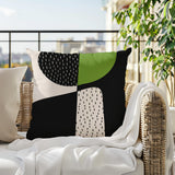 Rafi Abstract Reversible Indoor/Outdoor Square Pillow