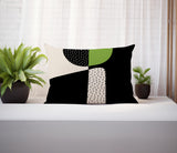 Rafi Abstract Reversible Indoor/Outdoor Rectangular Pillow