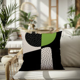 Rafi Abstract Reversible Indoor/Outdoor Square Pillow