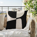 Rafi Abstract Reversible Indoor/Outdoor Square Pillow