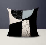 Rafi Abstract Reversible Indoor/Outdoor Square Pillow