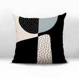 Rafi Abstract Reversible Indoor/Outdoor Square Pillow