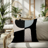 Rafi Abstract Reversible Indoor/Outdoor Square Pillow
