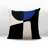 Rafi Abstract Reversible Indoor/Outdoor Square Pillow