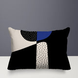 Rafi Abstract Reversible Indoor/Outdoor Rectangular Pillow