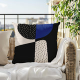 Rafi Abstract Reversible Indoor/Outdoor Square Pillow