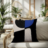 Rafi Abstract Reversible Indoor/Outdoor Square Pillow