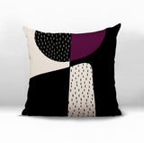 Rafi Abstract Reversible Indoor/Outdoor Square Pillow
