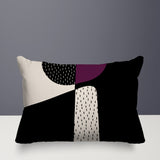 Rafi Abstract Reversible Indoor/Outdoor Rectangular Pillow