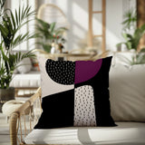 Rafi Abstract Reversible Indoor/Outdoor Square Pillow