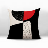 Rafi Abstract Reversible Indoor/Outdoor Square Pillow
