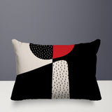 Rafi Abstract Reversible Indoor/Outdoor Rectangular Pillow