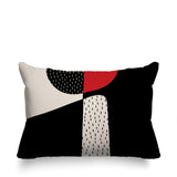 Rafi Abstract Reversible Indoor/Outdoor Rectangular Pillow