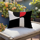 Rafi Abstract Reversible Indoor/Outdoor Rectangular Pillow
