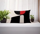 Rafi Abstract Reversible Indoor/Outdoor Rectangular Pillow
