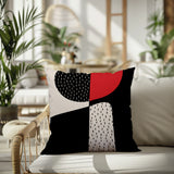 Rafi Abstract Reversible Indoor/Outdoor Square Pillow