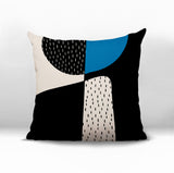 Rafi Abstract Reversible Indoor/Outdoor Square Pillow