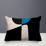 Rafi Abstract Reversible Indoor/Outdoor Rectangular Pillow